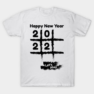 happy new year tic tac toe game T-Shirt